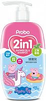 Шампунь и гель для душа 2в1 PROBO Botanical Shampoo&Shower Gel (Peppa Pig) аромат трав 500мл ТАЙВАНЬ
