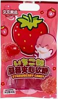Конфета мармеладная Strawberry Candy со вкусом клубники Guangdong, 80г КИТАЙ