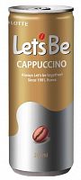 Напиток кофейный безалк. негаз. Let's be Cappuccino 240мл КОРЕЯ