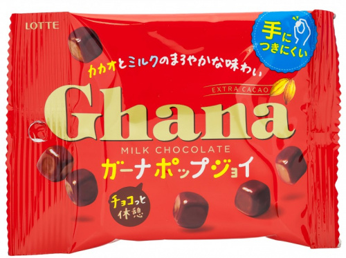 Шоколад ГАНА молочный, Lotte, 37г ЯПОНИЯ