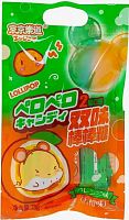 Конфета леденцовая на палочке Lolli Pop с двойным вкусом апельсина Guangdong, 78г КИТАЙ