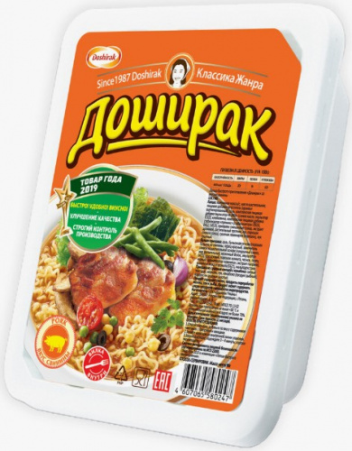 Лапша Доширак со вкусом свинины, 90г
