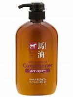 Кондиционер Kumano CosmeStation с лошадиным жиром 600мл, пл/бу ЯПОНИЯ