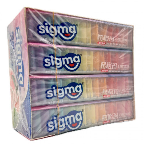 Жевательная резинка SIGMA «7 цветов» ассорти (4 вкуса) 18,6г фото 2