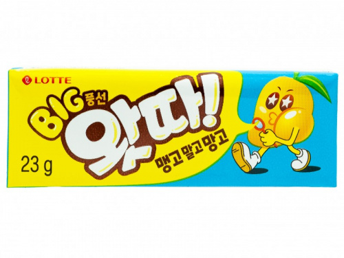 Резинка жевательная WHATTA MANGO, пластинки, 23г КОРЕЯ