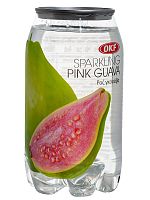 Напиток газированный Sparkling Pink Guava со вкусом розовой гуавы, OKF, пэт., 350 мл КОРЕЯ