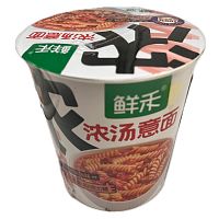 Пшеничная лапша быстрого приготовления Wangbaiji со вкусом говяжьего борща 50г