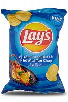 Картофельные чипсы Lay`s со вкусом креветок запеченных с сыром 53 г ВЬЕТНАМ