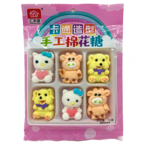 ЗЕФИР HUIFENGYUAN "ВЕСЕЛЫЕ ЗВЕРЯТА" 72ГР