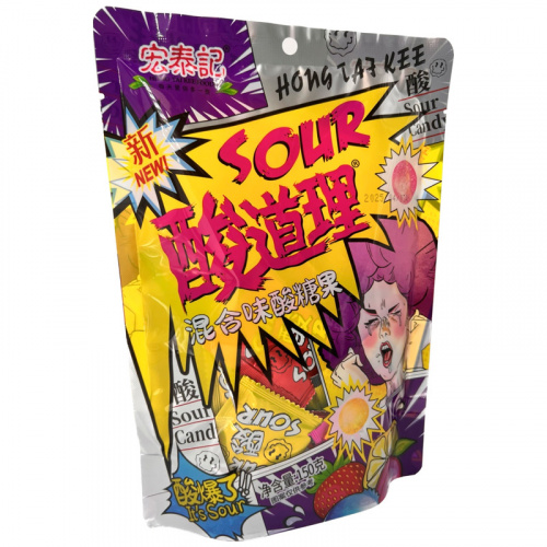 Конфеты Hong Tai Kee Foods Ultra Супер кислые 150г