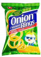 Чипсы луковые кольца Onion Rings 40г КОРЕЯ