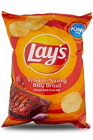 Картофельные чипсы Lay`s со вкусом ребрышек гриль 53 г ВЬЕТНАМ