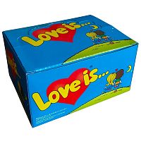 Жевательная резинка Love is бана и клубника 4,2г