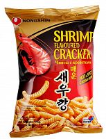 Чипсы креветочные Shrimp Cracker Spicy 75г КОРЕЯ