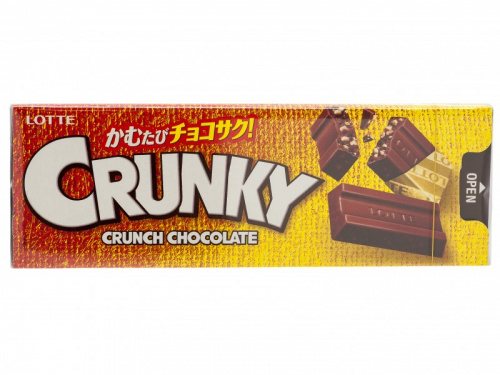 Шоколад Кранки хрустящий 10шт, Lotte, 33г ЯПОНИЯ