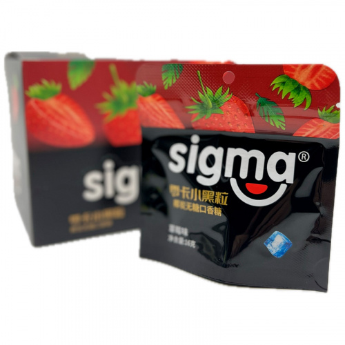 Жевательная резинка без сахара SIGMA освежающая со вкусом клубники 16г фото 2