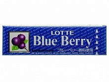 Резинка жевательная "Голубика", Lotte, 26.1г ЯПОНИЯ