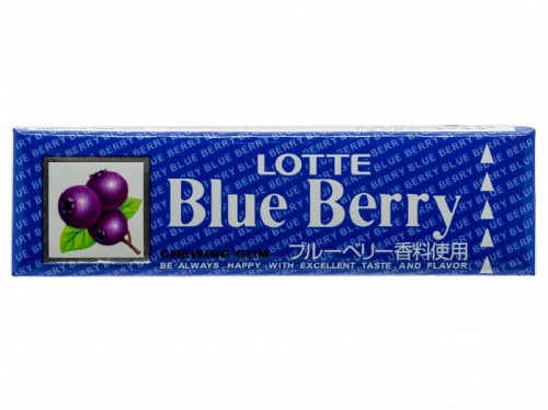 Резинка жевательная "Голубика", Lotte, 26.1г ЯПОНИЯ