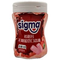 Жевательная резинка без сахара SIGMA со вкусом клубники 46г
