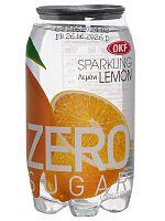Напиток газированный Sparkling Zero Sugar Lemon со вкусом лимона, OKF, пэт., 350 мл КОРЕЯ