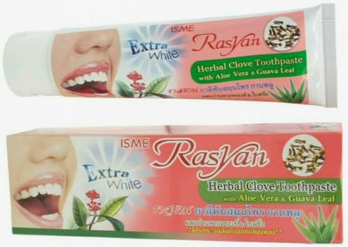 Зубная паста Isme Rasyan отбеливающая Гвоздика 100 г фото 2