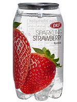 Напиток газированный Sparkling Strawberry со вкусом клубники, OKF, пэт., 350 мл КОРЕЯ