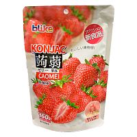 Желе мармеладное с конжаком Blike Клубника 160г