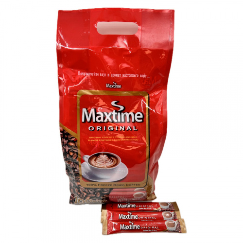 Кофе быстрорастворимый "Maxtime Микс" 3в1 12гр х 100шт