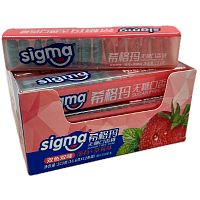 Жевательная резинка без сахара SIGMA со вкусом мяты и клубники 18,6г