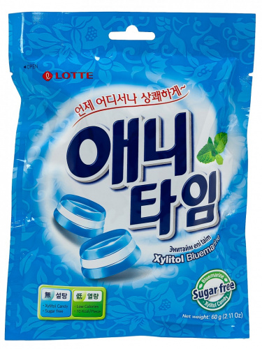 Карамель ЛЕДЕНЦОВАЯ ЭНИТАЙМ Блюмарин 60г КОРЕЯ