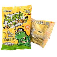 Карамель Hong Tai Kee супер кислая со вкусом лимона 20г