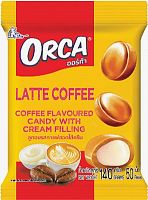 Конфета карамельная Boonprasert "Orca" Latte Coffee вкус кофе сливочн начинка, 140г ТАИЛАНД