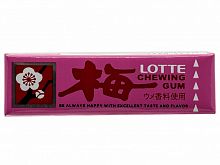 Резинка жевательная "Умэ"со вкусом японской сливы, Lotte, 26.1г ЯПОНИЯ