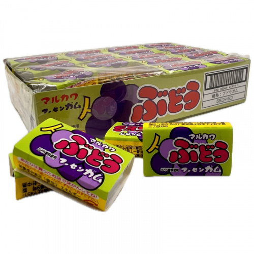 Резинка жевательная Marukawa  "Виноградная" 5,5г										